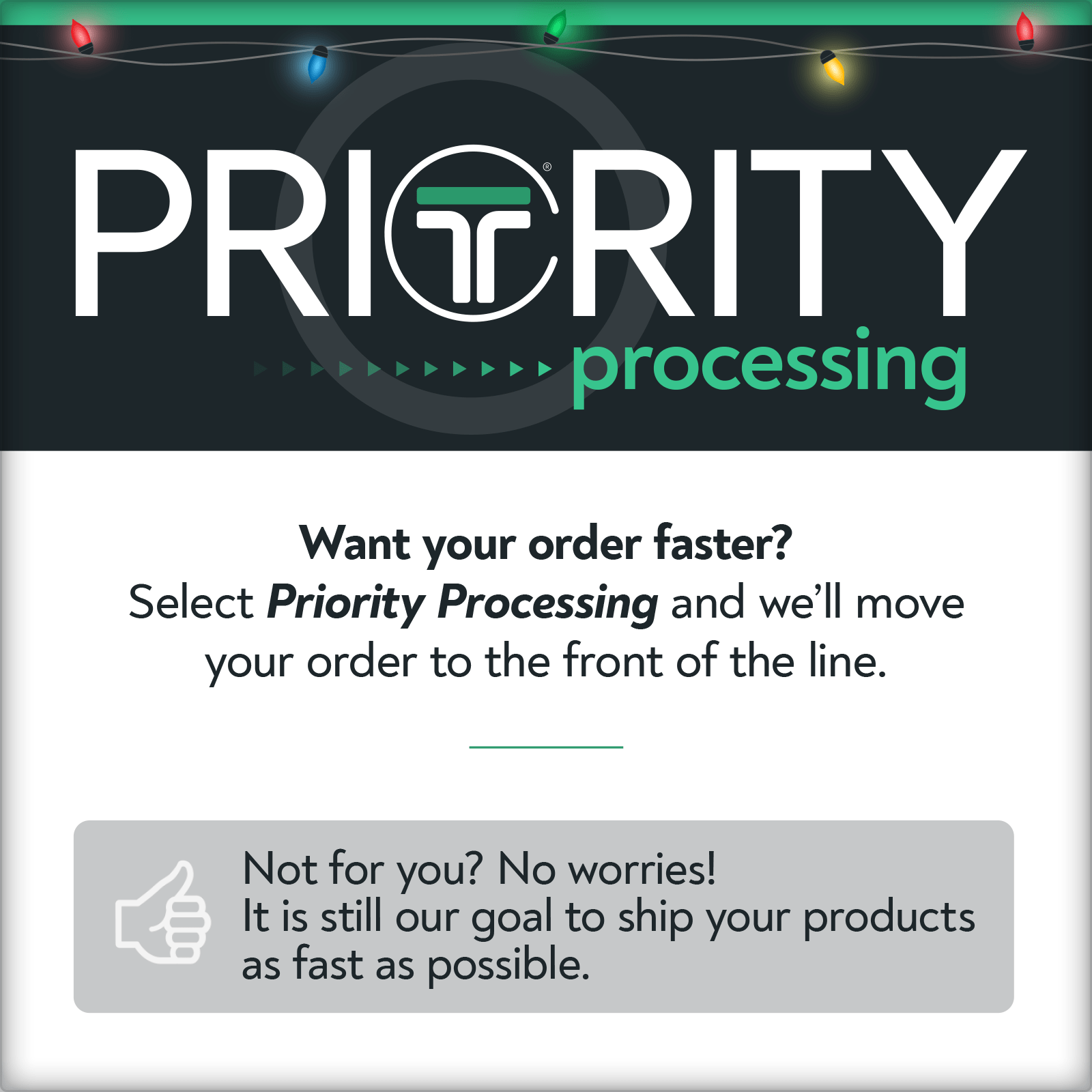 Priority Processing